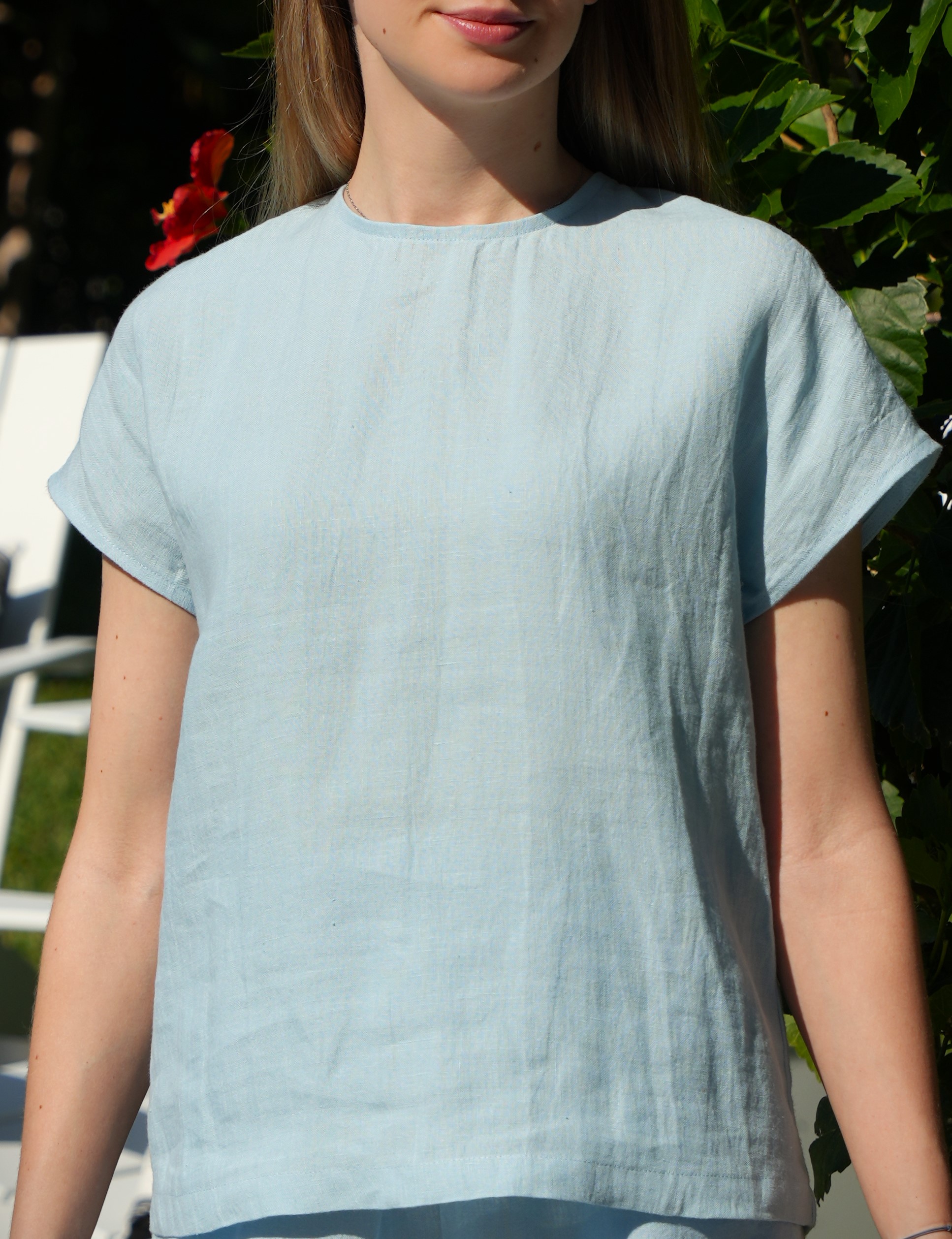 Positano Top — fabric and silhouette